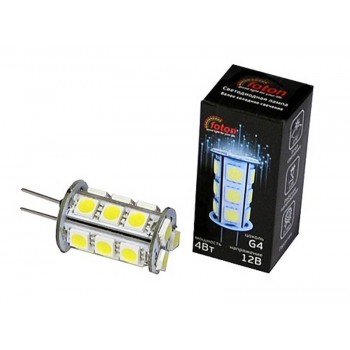 Светодиодная лампа G4 4W 12V 18pcs smd5050